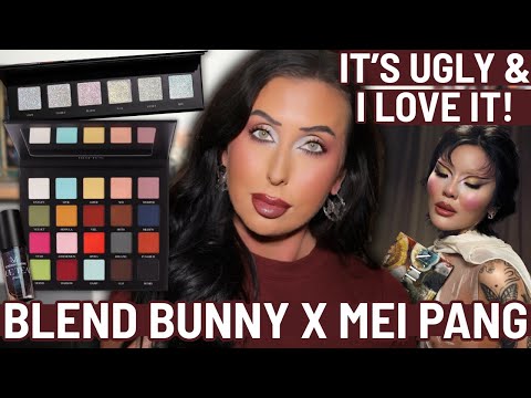 Видео: Полная коллекция Blend Bunny x Mei Pang! Палетка Rotten, палетка Efflorescene Topper и блеск для губ