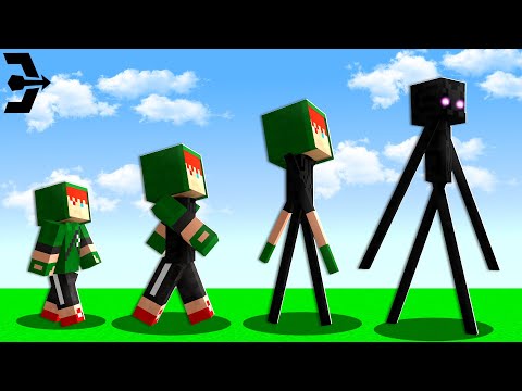 Видео: ЭВОЛЮЦИЯ В ENDERMAN В MINECRAFT!! (Цикл жизни)