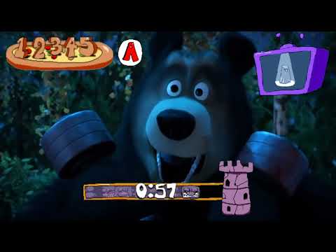 Видео: Pizza Tower, но это Маша и М*****ь