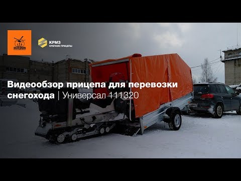 Видео: Обзор прицепа для перевозки снегохода | Экспедиция Универсал 111320