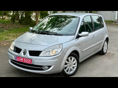 Видео: Renault Megane Scenic II Мінівен  2007 рік 1,6 бензин MPI 82кВт 112к.с. з Нідерландів