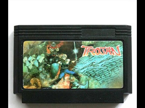 Видео: Trojan, Троянец NO DAMAGE прохождение игры на денди (Dendy, Nes, 8 bit)