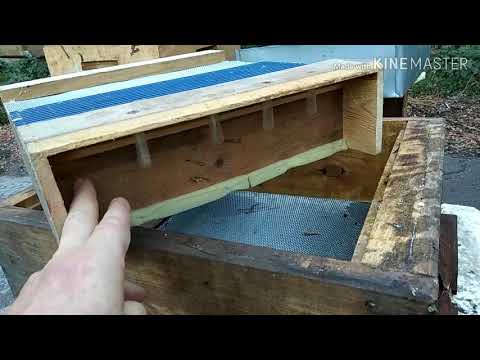 Видео: Универсальное дно, для сбора пыльцы.