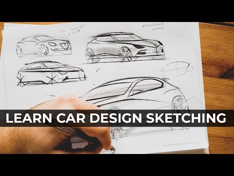 Видео: CAR DESIGN 101 SKETCH REFERENCE PACK от Берка Каплана