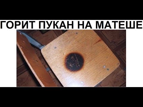 Видео: Лютые приколы. Горит пукан на КОНТРОЛЬНОЙ