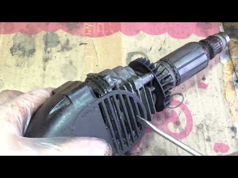 Видео: Перфоратор DEWALT D25123, не вращается.