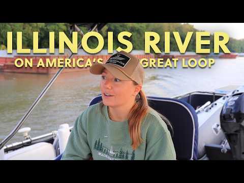 Видео: Да начнётся река! Круиз по реке Иллинойс по Большому кольцу Америки | Джолиет ➡️ Олтон, Иллинойс