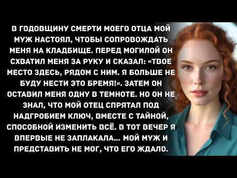 Видео: В годовщину смерти моего отца мой муж настоял, чтобы сопровождать меня на кладбище. Перед могилой...