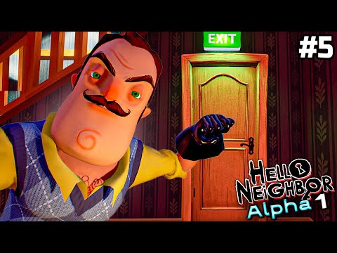 Видео: ФИНАЛ! Игра Выдала ОШИБКУ! - Hello Neighbor ALPHA 1 | #5