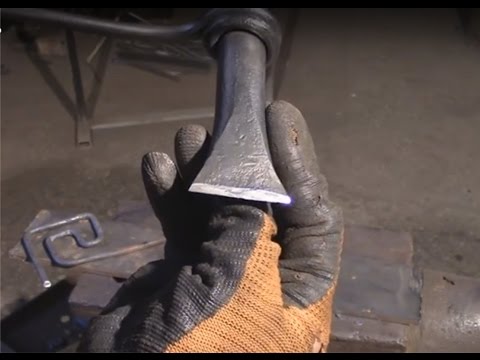 Видео: Закалка металла. Отпуск. Закалка зубила. Часть-1