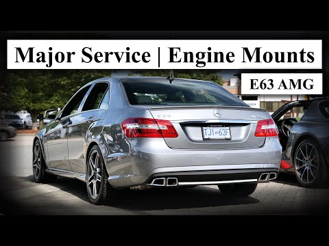 Видео: Ремонт E63 AMG W212 | Утечки масла и опоры двигателя