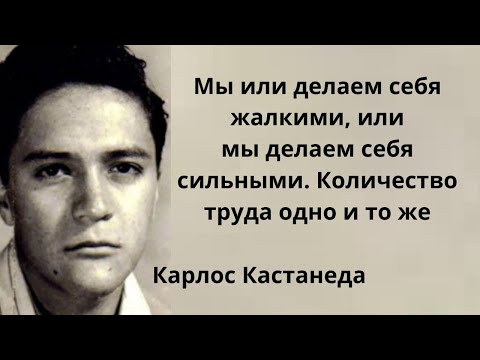 Видео: Самопознание. Карлос Кастанеда. Цитаты и афоризмы