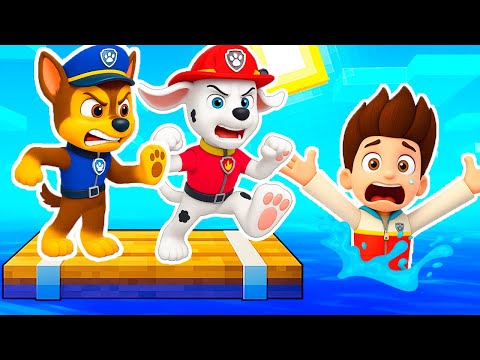 Видео: ЩЕНЯЧИЙ ПАТРУЛЬ EXE ВЫЖИВАНИЕ в ОКЕАНЕ В МАЙНКРАФТ МУЛЬТИК