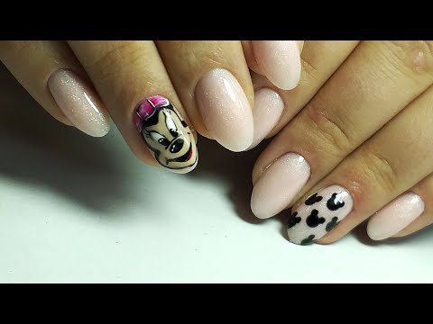 Видео: ❤ МИЛЕЙШИЙ дизайн ❤ РИСУЕМ МИННИ МАУС на ногтях ❤ БАЗА с ШИМЕРОМ ❤ Дизайн ногтей гель лаком ❤