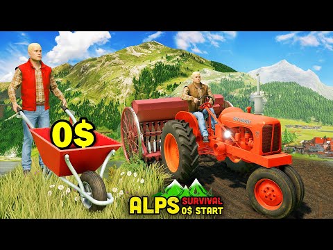 Видео: Выживание в ALPS! 🚜Старт от 0$ 👉 MEGA MIX