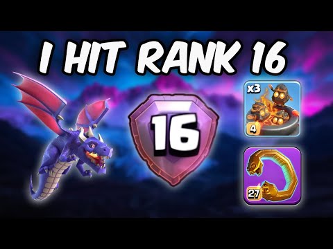 Видео: 16-й глобальный ранг с драконами! (Clash of Clans)