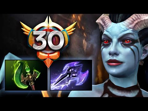Видео: 30 LVL Квопа от легенды доты! - Dendi Queen of Pain 7.35 DOTA 2