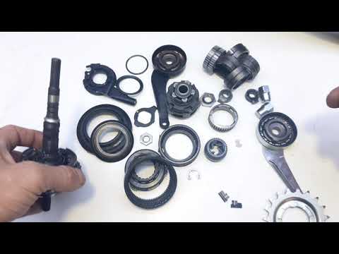 Видео: Правильное удаление ножного тормоза с планетарной втулки shimano nexus inter 7, SG-7C18