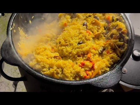 Видео: Сирийской Плов с курицы в казане.