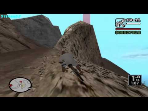 Видео: Прохождение Grand Theft Auto: San Andreas На 100% - Велогонки На Горе Чиллиад