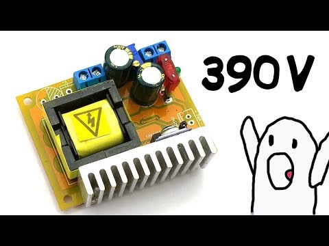 Видео: 390V повышающий DC DC модуль YH11068A