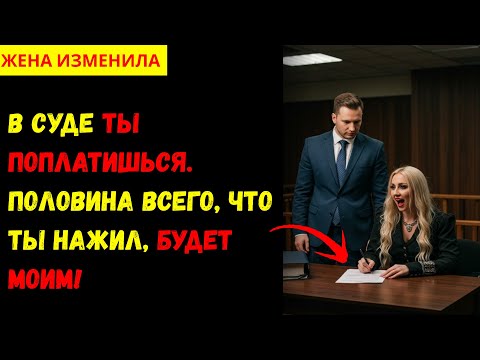 Видео: Жена-изменщица смеялась, подписывая документы... Пока судья не зачитал результаты теста ДНК...