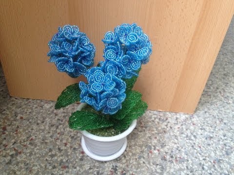 Видео: ГОРТЕНЗИЯ из БИСЕРА. Beaded HORTENSIA. Часть 1/2. БИСЕРОПЛЕТЕНИЕ для НАЧИНАЮЩИХ