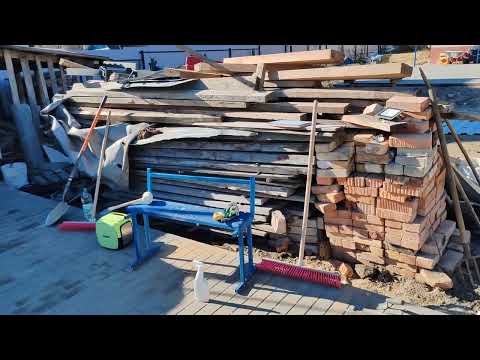 Видео: Можно ли класть тротуарную плитку зимой... рискнул попробовать...