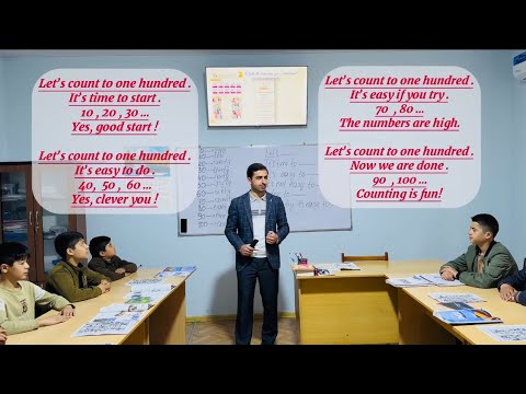 Видео: Рақамҳо бо забони англисӣ .Numbers in English.Рафти дарс. Learn English. Ибораҳо барои гап задан.