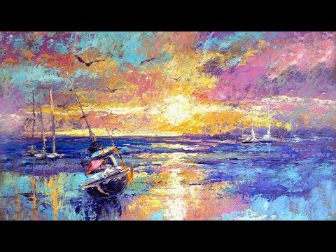 Видео: 4 НОВЫЕ КАРТИНЫ МАСЛОМ. МРАМОРНАЯ ТЕХНИКА НА ОРГАЛИТЕ