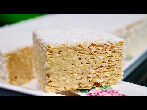 Видео: Торт "Рафаэлло"  из Вафельных коржей (Очень Просто и Вкусно)