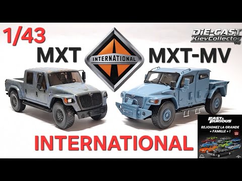 Видео: International Navistar MXT 1/43 Fast and Furious Altaya Масштабная Модель Die-Cast Scale Model