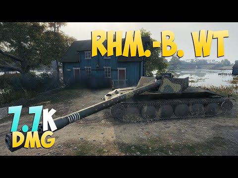 Видео: Rhm.-B. WT - 7 Kills 7.7K DMG - Последний бой! - Мир Танков