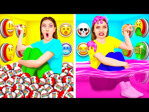 Видео: 1000 загадочных кнопок и только одна тебя спасет Челлендж #1 от HAHANOM Challenge