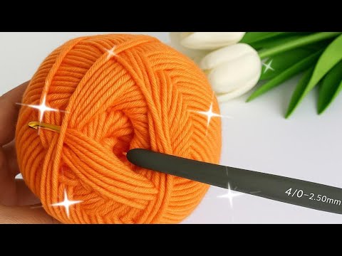 Видео: Вязание крючком – это так просто, но так эффектно! Подходит для связанного крючком пледа, шали,