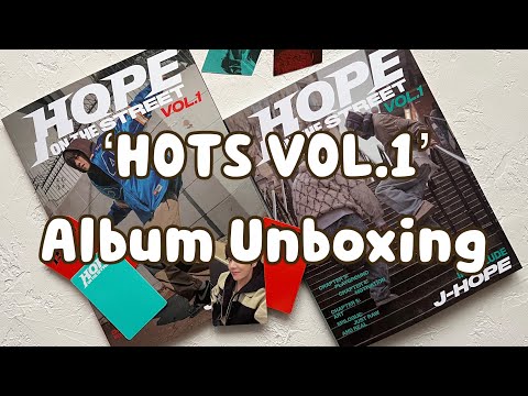 Видео: ⋆｡˚J-HOPE (BTS) 'HOPE ON THE STREET VOL.1' (Set) | Распаковка альбомов | UNBOXING ⋆｡˚