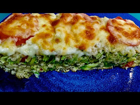 Видео: Запеканка с кабачком( цукини) и овсяными хлопьями! Полезно и вкусно!