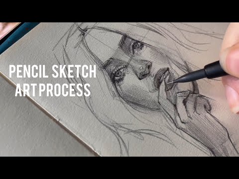 Видео: Запрет рисовать с фото. Портрет карандашом Sabrina Carpenter