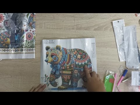 Видео: Алмазная мозаика. Распаковка, с Алика. 
