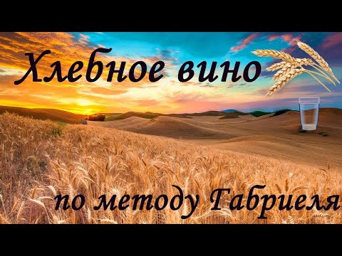 Видео: Хлебное вино. Полугар. Метод Габриеля