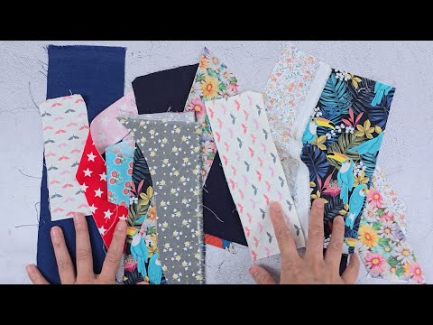 Видео: Как использовать каждый лоскут ткани ✂️ Идеи шитья без отходов. DIY косметичка