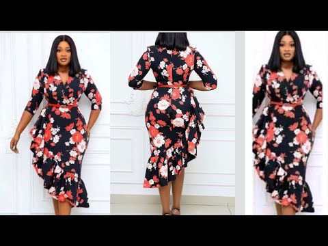 Видео: Как выкроить и сшить платье-футляр с оборками...#sewingtutorial