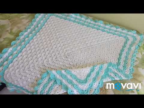 Видео: Плед для новорожденного ч. 2