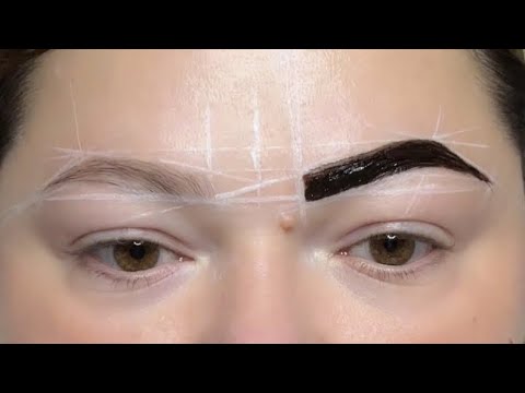 Видео: ИДЕАЛЬНЫЕ БРОВИ дома| ПОДРОБНЫЙ УРОК по коррекции бровей и окрашиванию