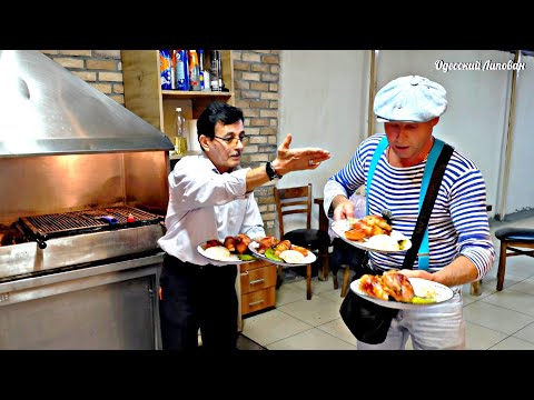 Видео: Ресторан где подают лучшую курицу гриль в Фетхие. Уличная еда Турции