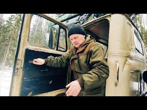 Видео: МУЖИК дал ПОДРОСТКУ ЛЕСОВОЗ УРАЛ 4320 загруженный лесом !