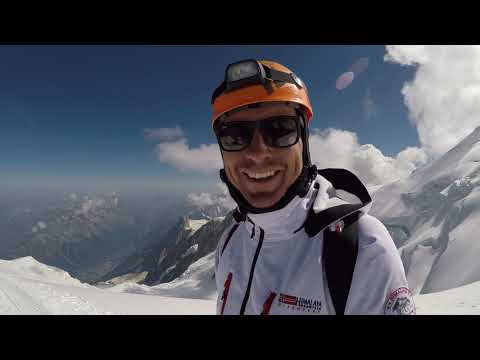 Видео: Монблан 4810 m, маршрут Cosmique, ЭТО БЫЛО ОПАСНО! (6 день восхождения)