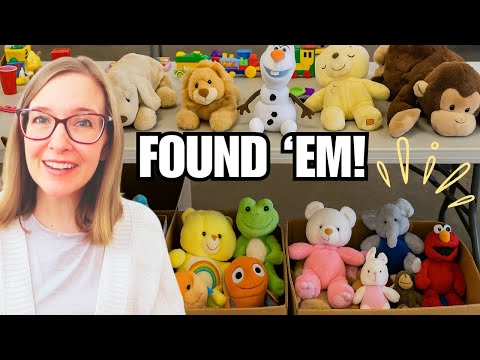 Видео: Спрятанные плюшевые сокровища на распродаже!