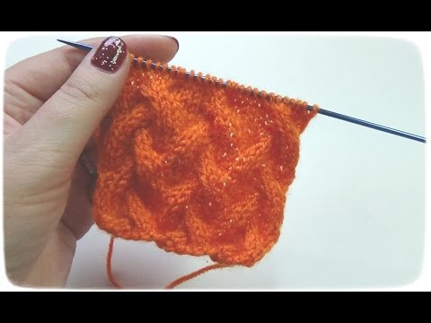 Видео: Узор спицами из кос - вязание спицами