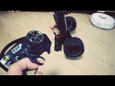 Видео: Реверс триггера газа на контроллере Traxxas TQI Throttle reverse + поломка кардана.